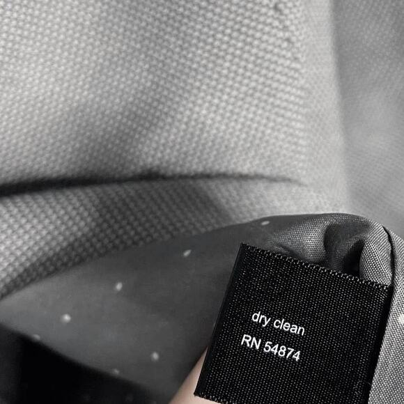 The Limited Large Gray 3/4 Sleeve Single Button Blazer Jacket Career Work Office - Picture 9 of 9